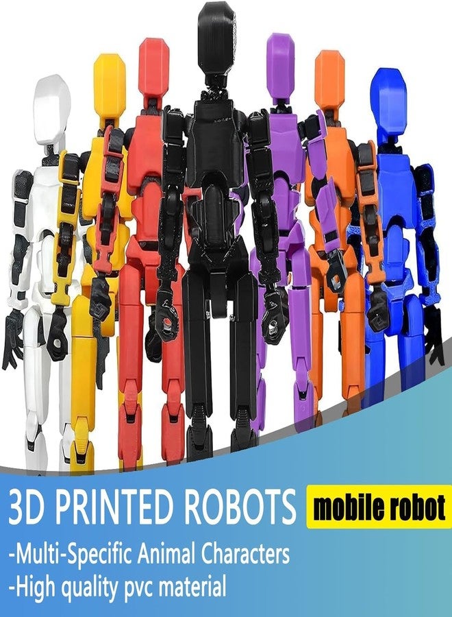 Ketsicart شخصيات كيتسيكارت تايتان 13، نوفا 13، لاكي 13، دامي 13 - T13 مطبوع ثلاثي الأبعاد، متعددة المفاصل، قابلة للتحريك، هدايا ألعاب لعيد الحب (أخضر) - Image 5